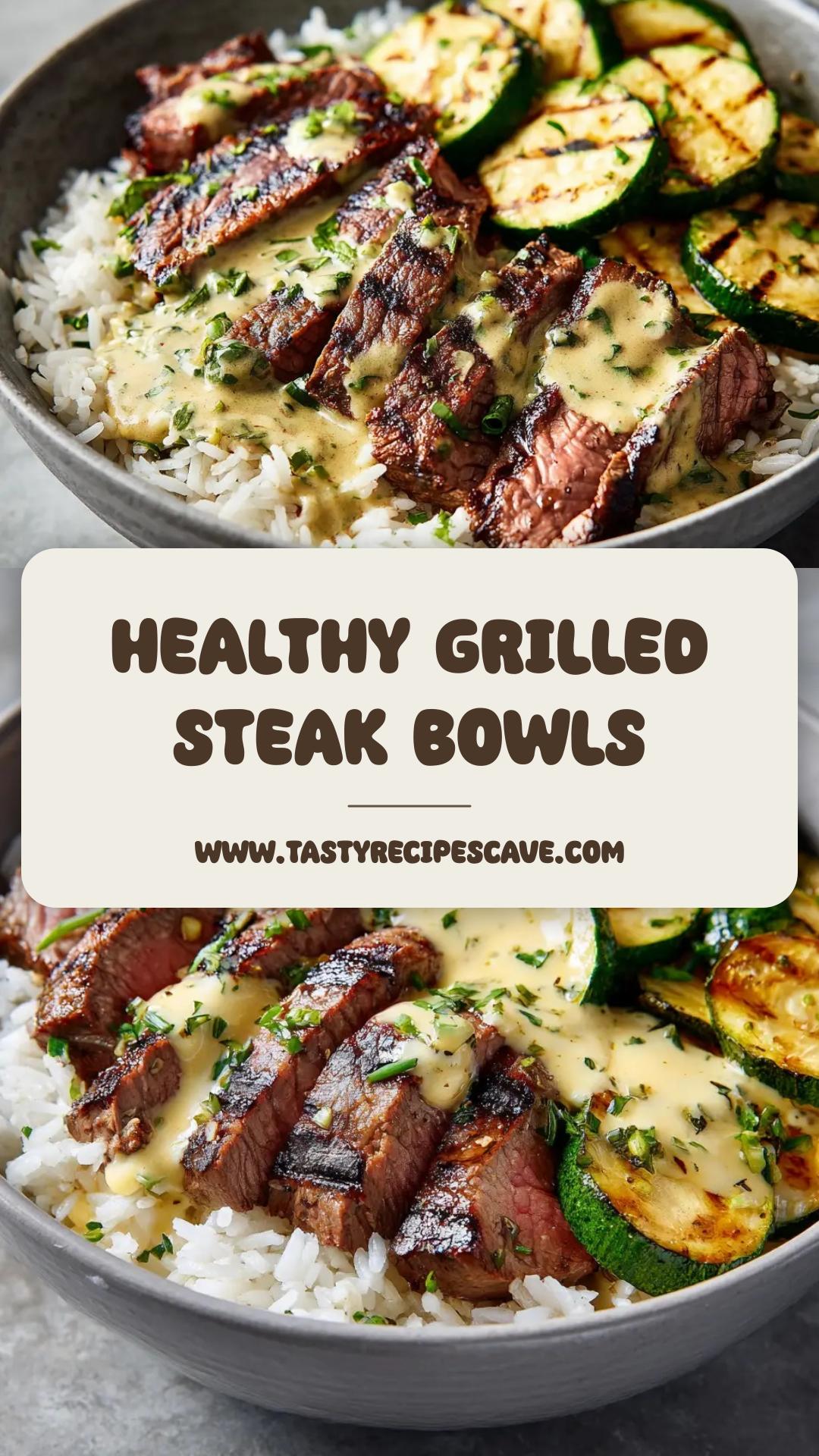 Grilled Steak Bowls with Lime Soy Marinade — pin 2