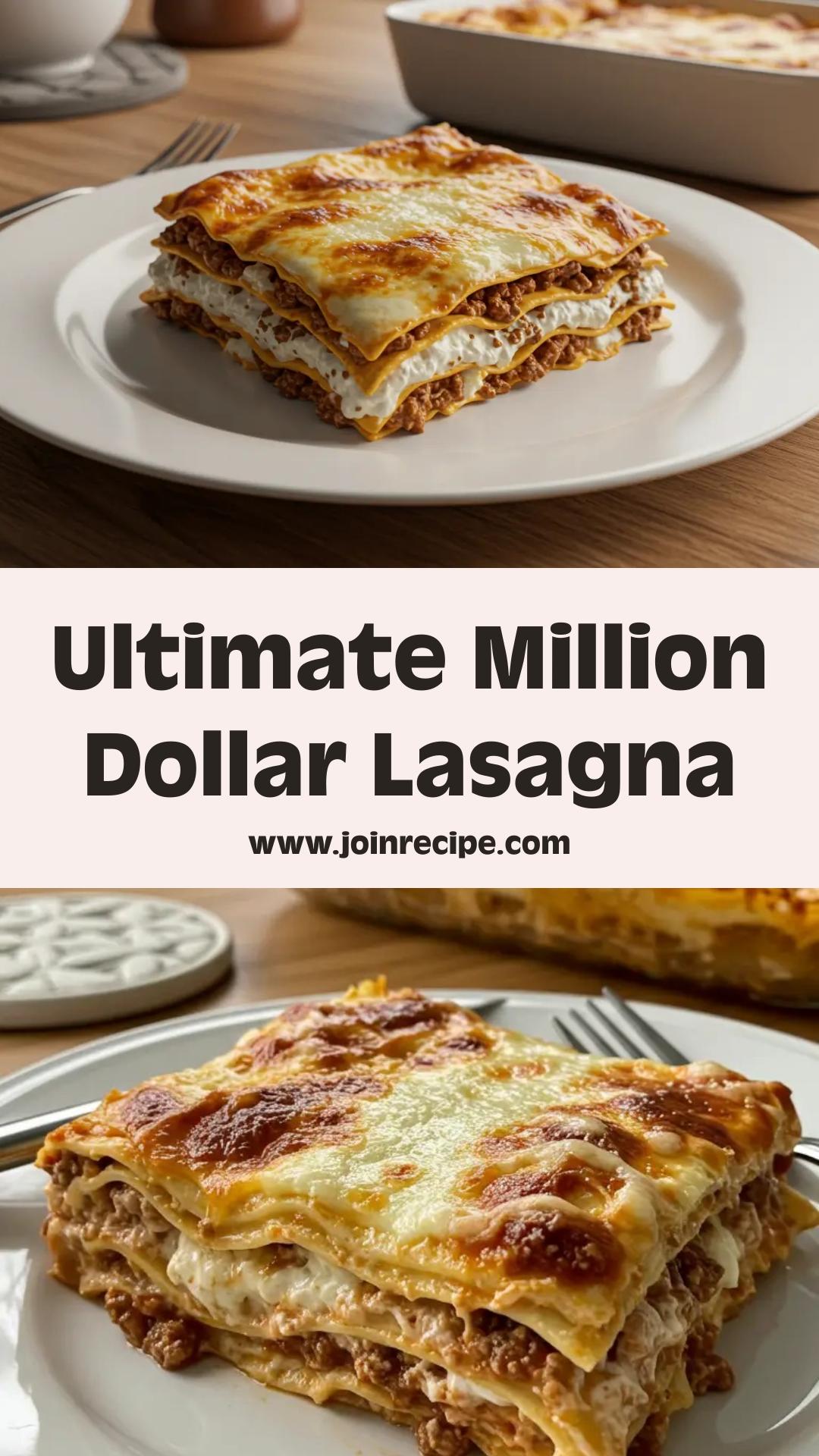 Million Dollar Lasagna with Cottage Cheese: Creamy Layers and Bold Flavors — pin 3
