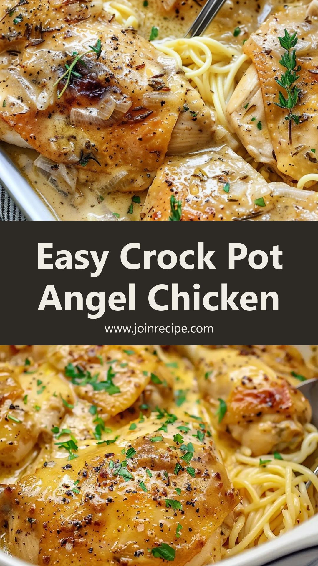 Crock Pot Angel Chicken: Easy Slow-Cooked Comfort Meal — pin 2