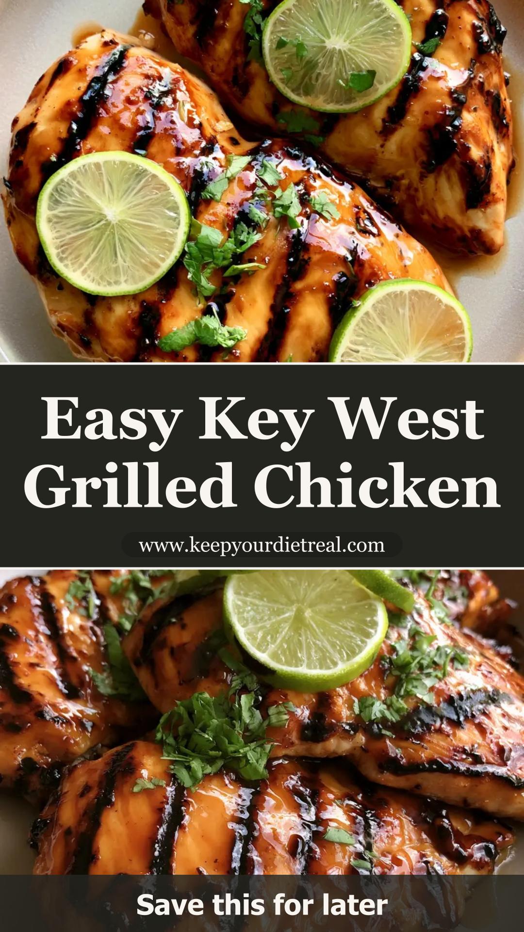 Key West Grilled Chicken with Honey-Lime Soy Glaze — pin 1