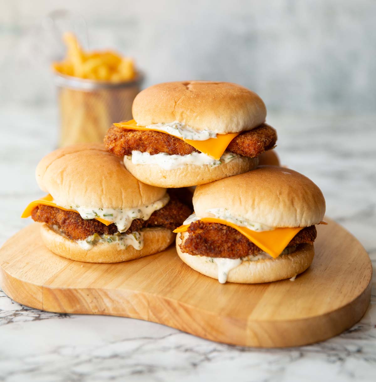 Homemade Filet-O-Fish with Crisp Panko Fish and Tartare Sauce