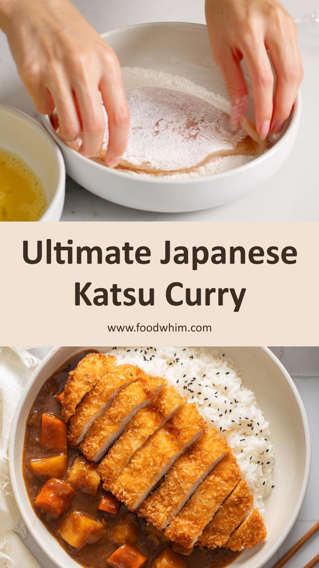 Japanese Katsu Curry with Crispy Panko Chicken and Sweet Apple Curry — pin 3
