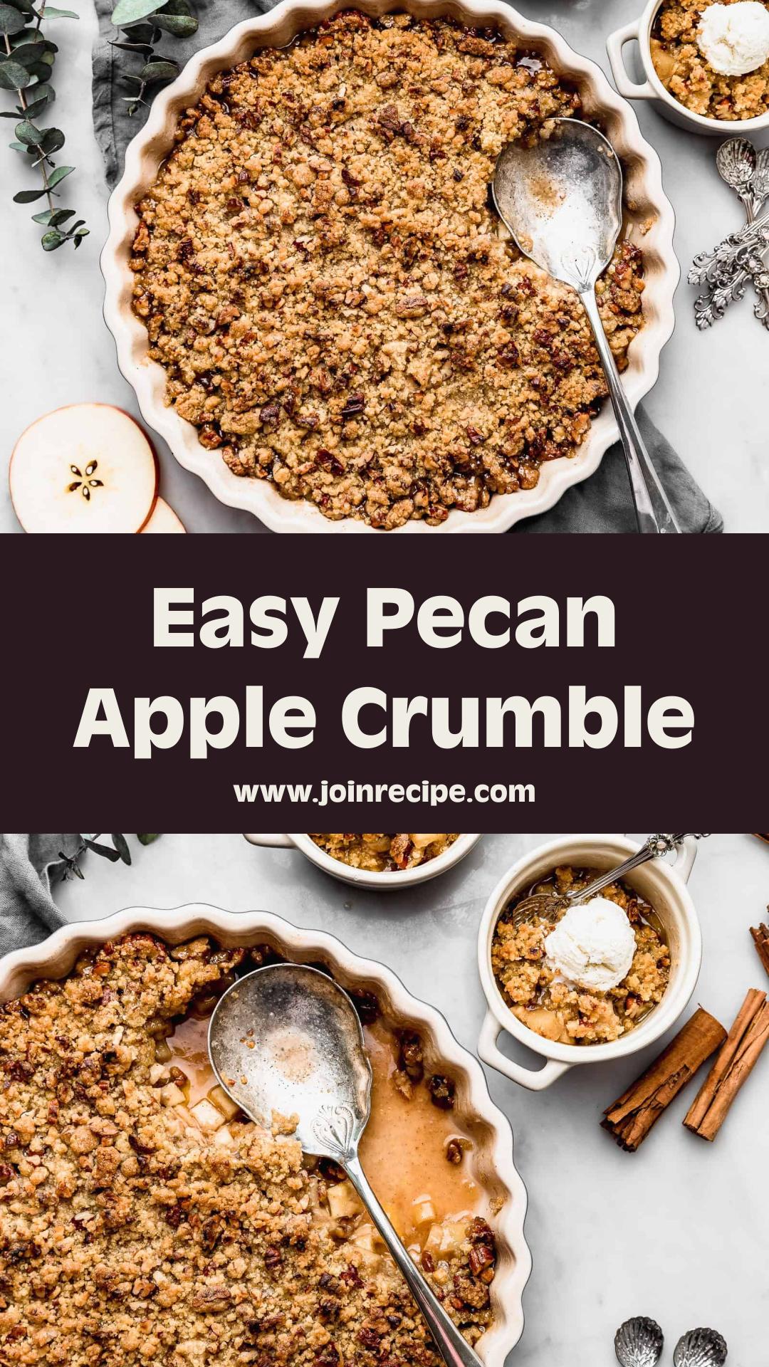 Pecan Apple Crumble — pin 2