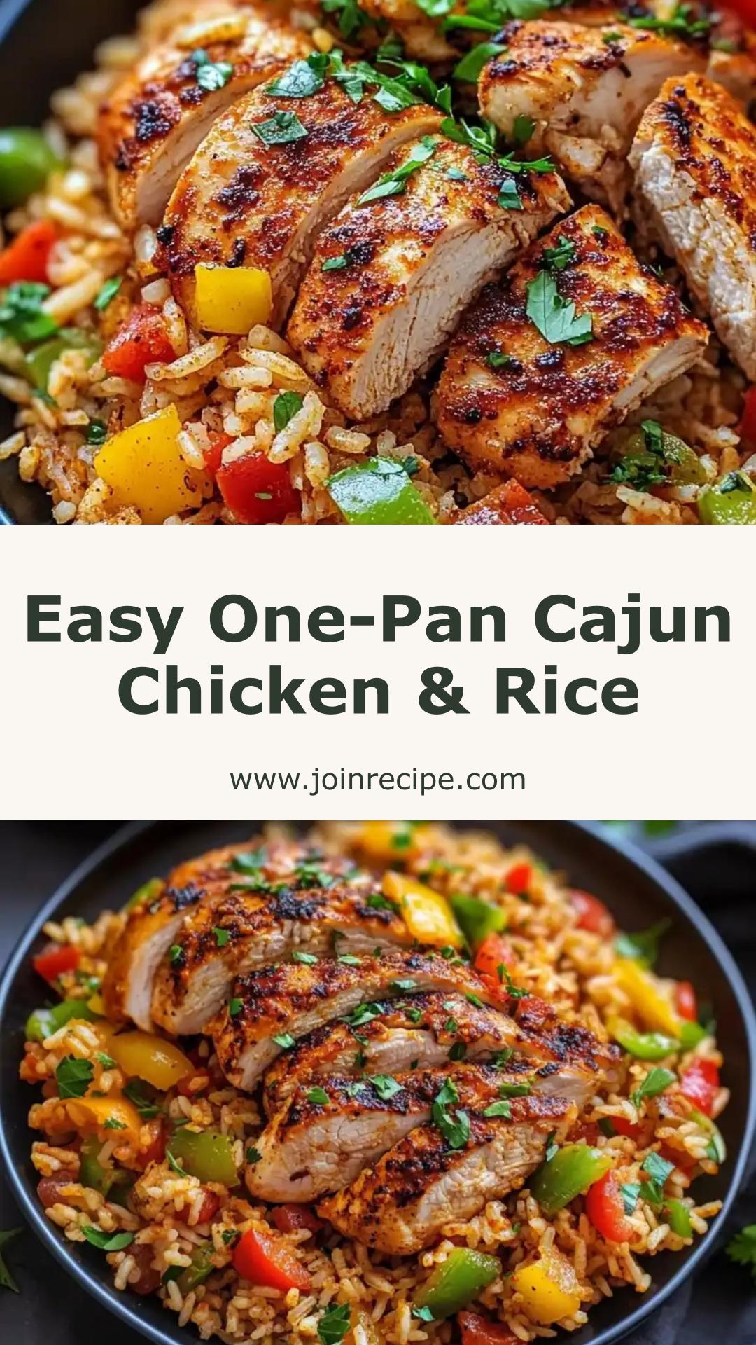 Cajun Chicken and Rice: Bold One-Pan Southern Comfort Meal — pin 2