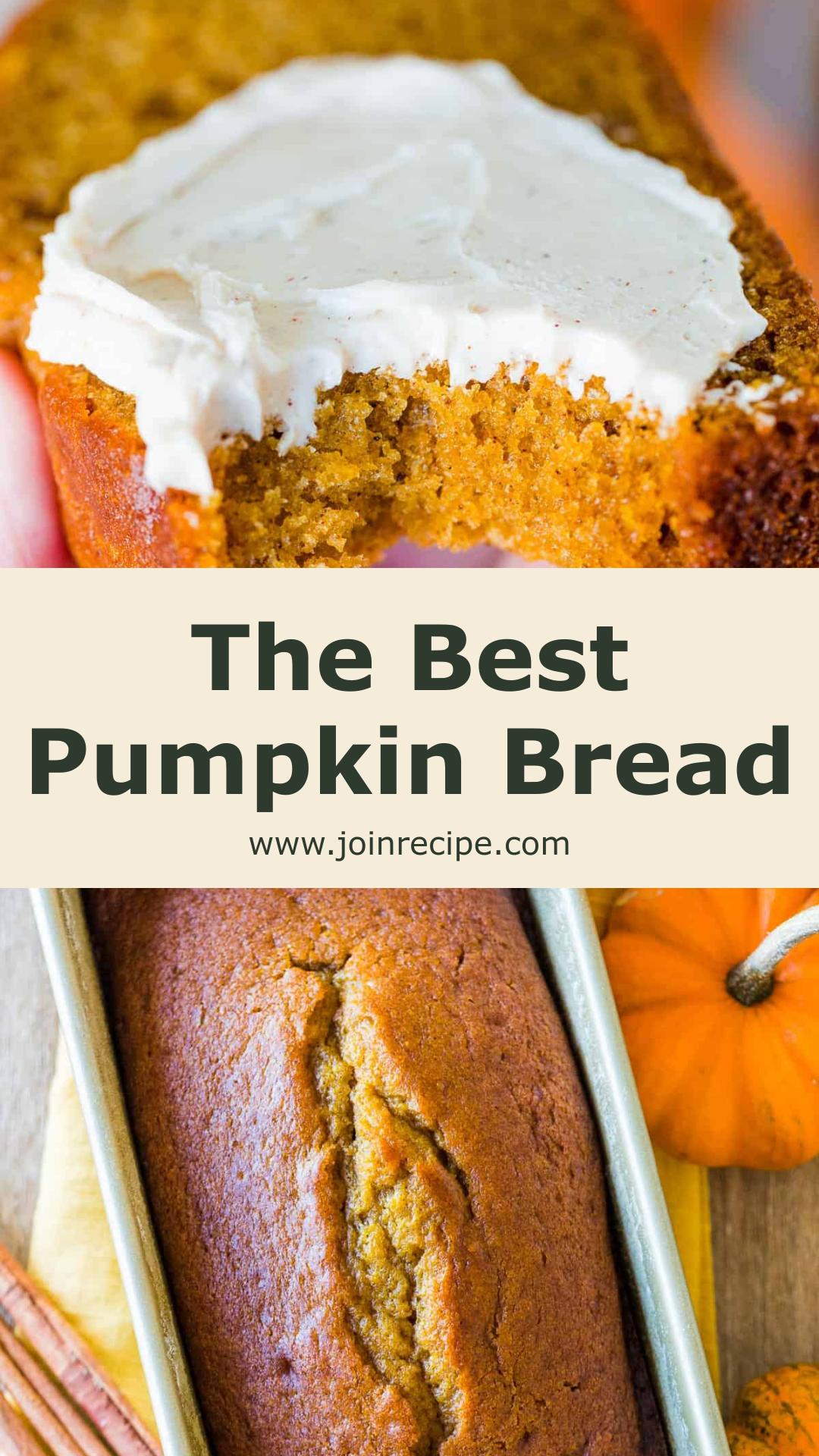 Pumpkin Bread with Warm Cinnamon, Cloves, and Nutmeg — pin 2