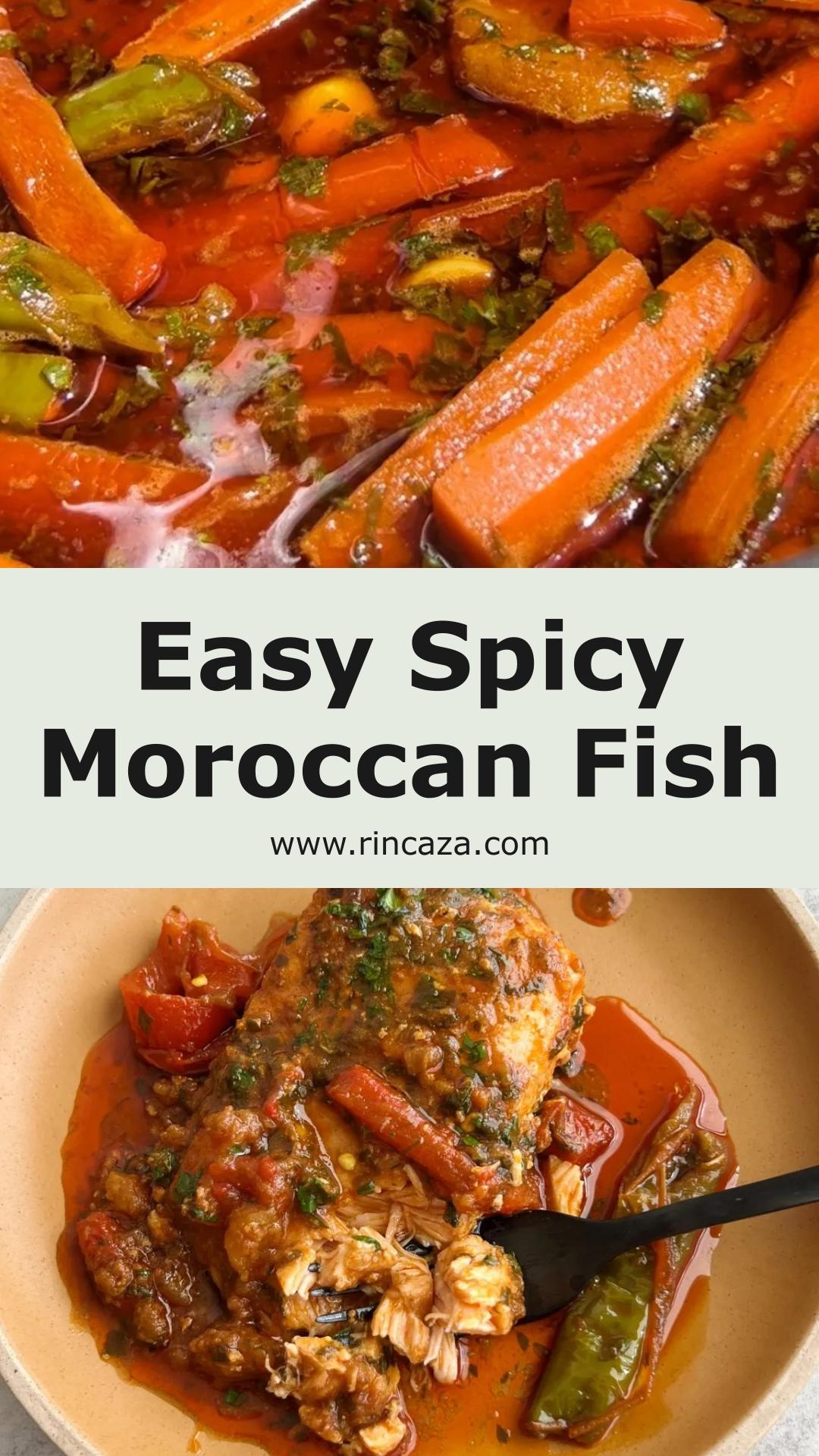 Classic Spicy Moroccan Fish with Rich Paprika Sauce — pin 2