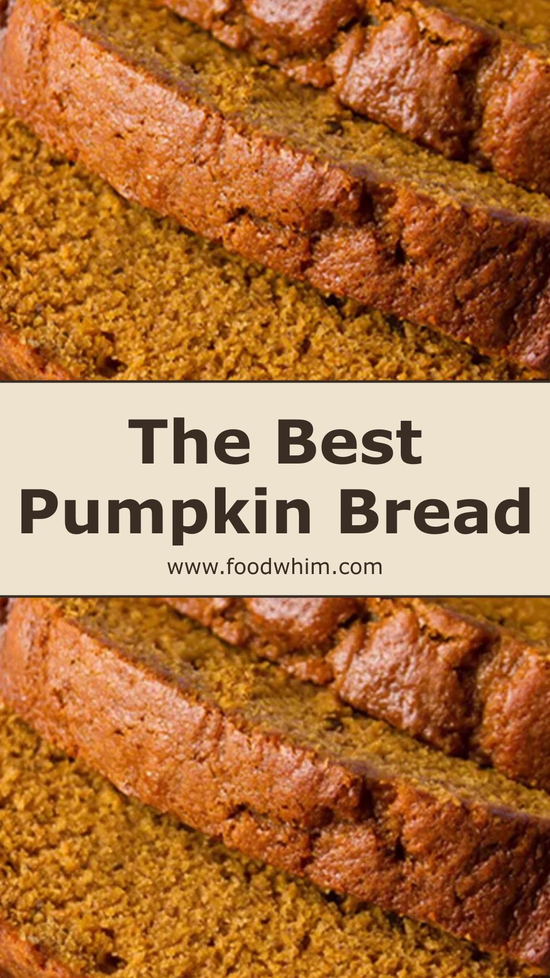 Pumpkin Bread: Moistly Spiced Make-Ahead Loaves — pin 1