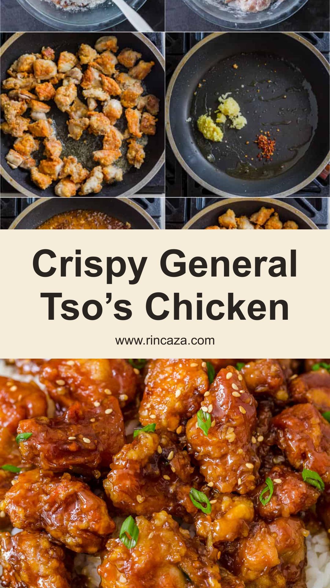 General Tso’s Chicken with Crisp Golden Coating and Tangy Sweet-Spicy Sauce — pin 3
