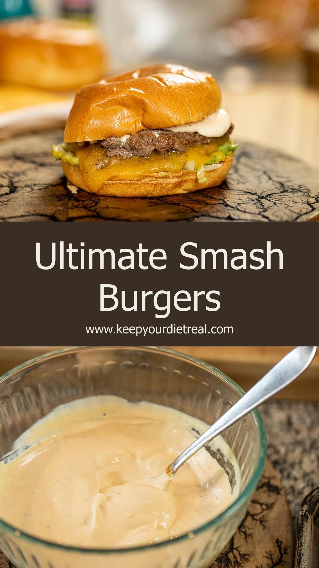 Smash Burgers with Caramelized Beef and Tangy Burger Sauce — pin 2