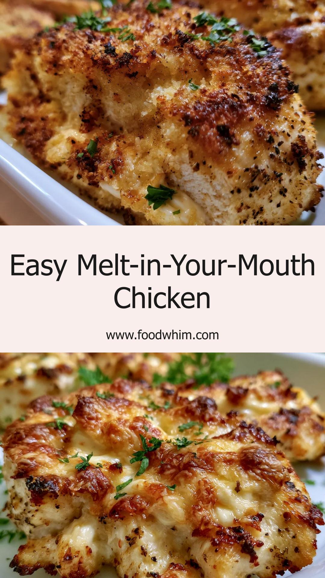 Melt-in-Your-Mouth Baked Chicken Breast: Juicy and Creamy in 30 Minutes — pin 2