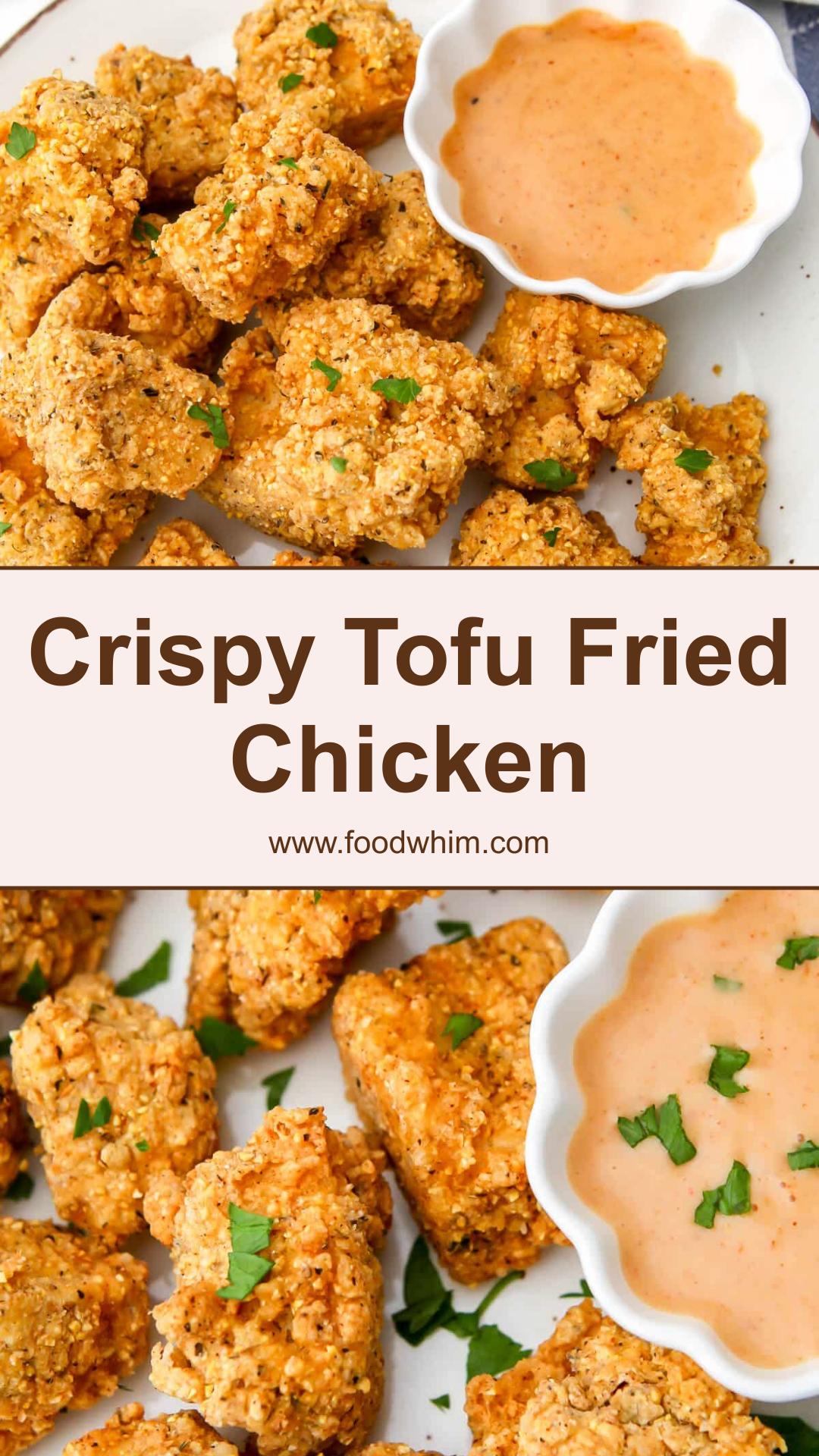 Tofu Fried Chicken: Crispy Vegan KFC-Style Nuggets — pin 2