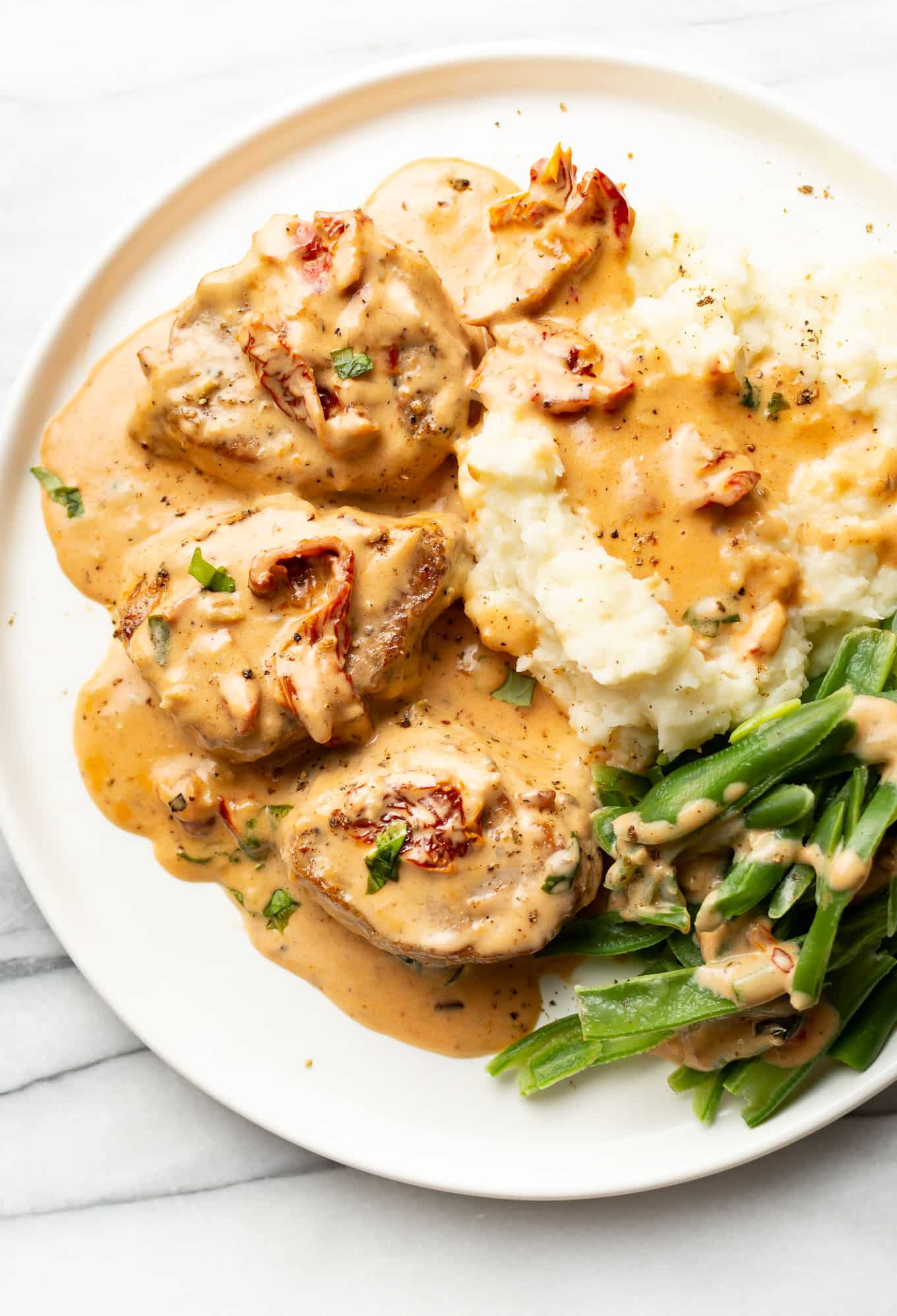 Marry Me Pork Tenderloin with Creamy Sun-Dried Tomato Sauce