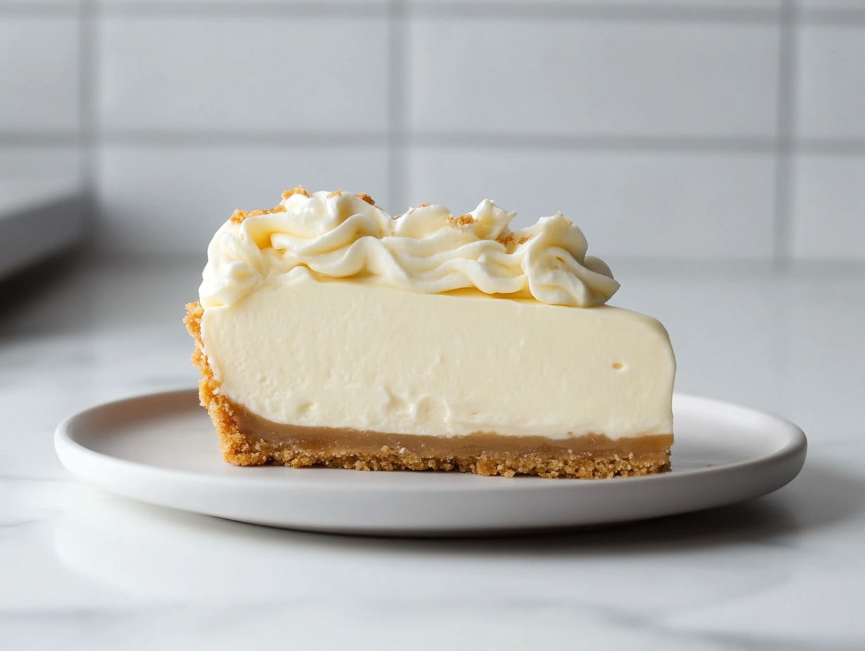 Philadelphia Cheesecake with Creamy Sour Cream Filling