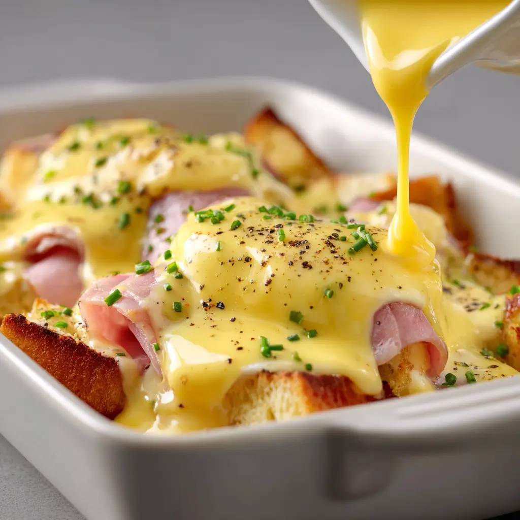 Eggs Benedict Casserole: Easy Make-Ahead Breakfast
