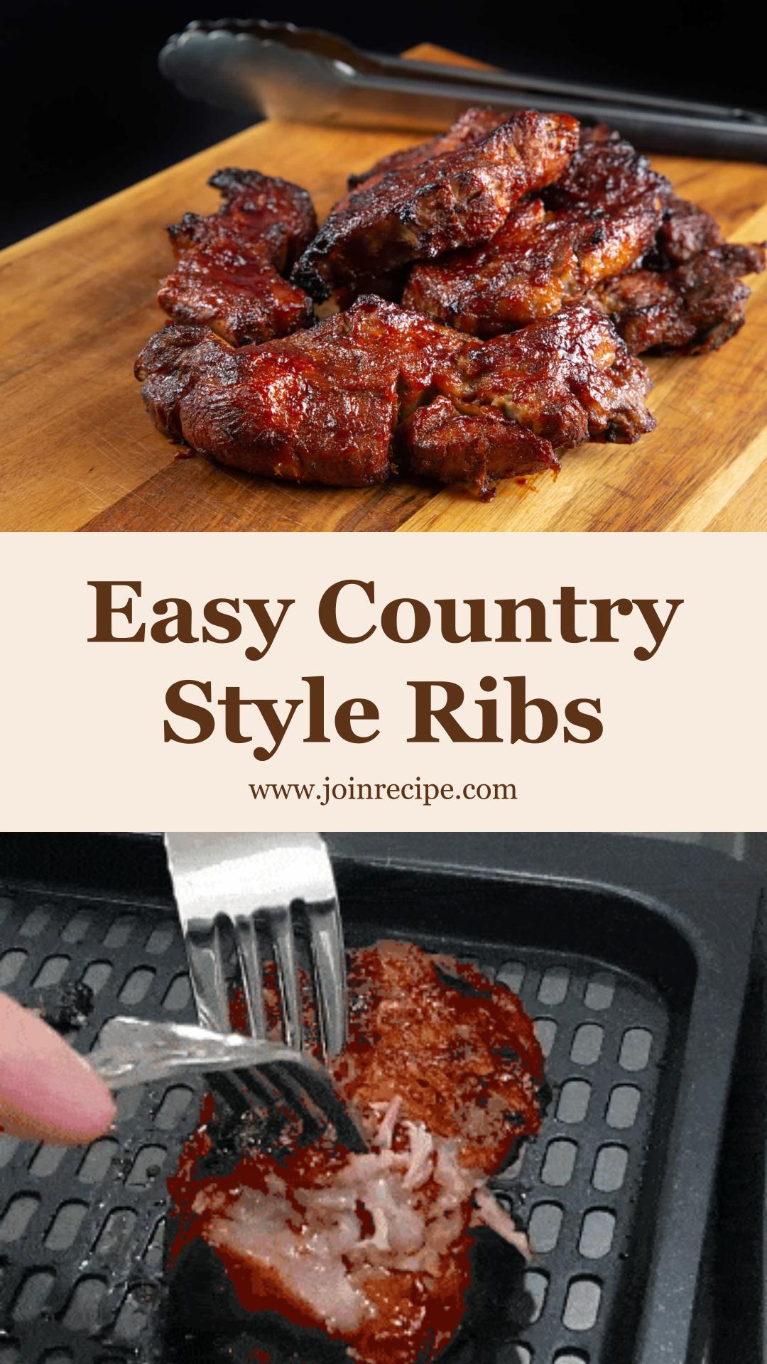 Instant Pot Country Style Ribs: Tender and Flavorful BBQ Delight — pin 1