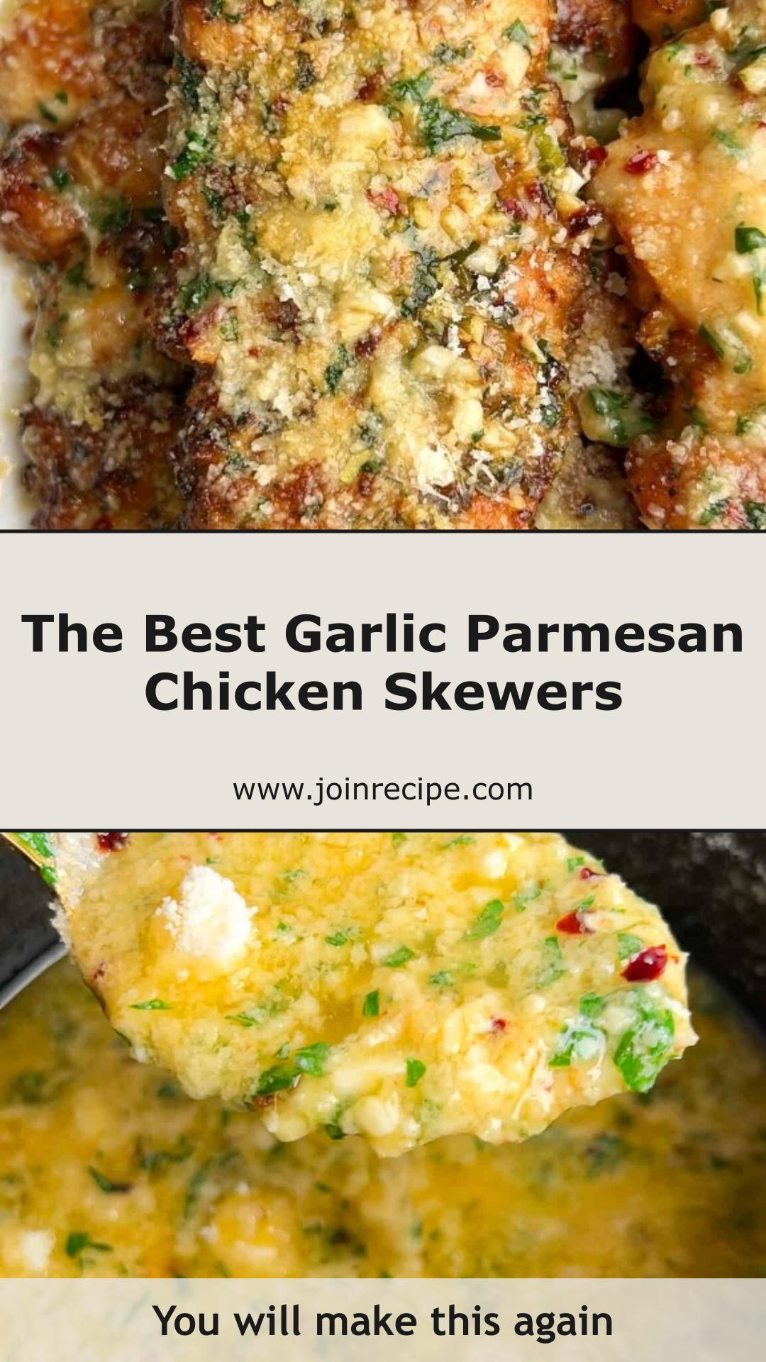 Garlic Parmesan Chicken Skewers With Juicy Butter-Basted Chicken — pin 2